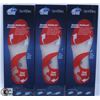 Image 1 : 3 PAIRS OF NEW SZ L  MENS (7-13 ) GEL GENIE INSOLE