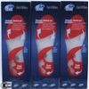 Image 1 : 3 PAIRS OF NEW SZ L  MENS (7-13 ) GEL GENIE INSOLE