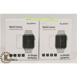 LOT OF 2 APPLE WATCH SCREEN PROTECTORS