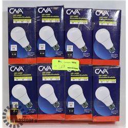 LOT OF 8 LED DIMMABLE LIGHT BULBS