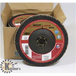 BOX OF 10 TRYOL ABRASIVE TYPE 29 FLAP DISCS