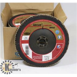 BOX OF 10 TRYOL ABRASIVE TYPE 29 FLAP DISCS