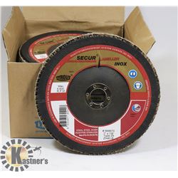 BOX OF 10 TRYOL ABRASIVE TYPE 29 FLAP DISCS