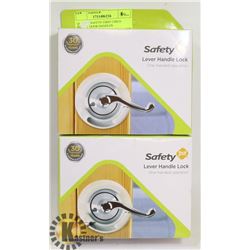 LOT OF 2 SAFETY FIRST CHILD SAFETY DOOR HANDLES