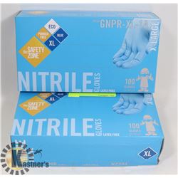 XL POWDER FREE NITRILE GLOVES