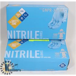 XL POWDER FREE NITRILE GLOVES