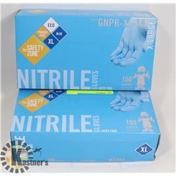 XL POWDER FREE NITRILE GLOVES