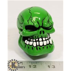 NEW GREEN SKULL STICK SHIFT COVER / KNOB