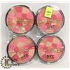 Image 1 : LOT OF 4 NYC COLOR WHEEL MOSAIC FACE POWDER