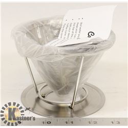 COFFEE CONE STAINLESS STEEL DRIPPER/ BREWER