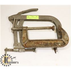 PAIR OF EXTRA STRONG METAL CLAMPS