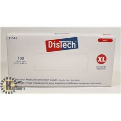 100 COUNT DISTECH CLEAR VINYL MEDIAL EXAMINATION