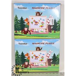 LOT OF TWO MAGNETIC PUZZLES
