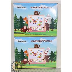 LOT OF TWO MAGNETIC PUZZLES