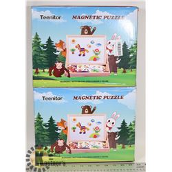 LOT OF TWO MAGNETIC PUZZLES