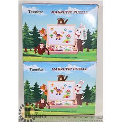 LOT OF TWO MAGNETIC PUZZLES