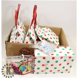 SIX PARTY FAVOUR BAGS FOR GIRLS