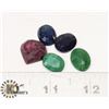 Image 1 : #27-MIX GEMSTONE,RUBY,EMERALD,SAPPHIRE  63.0CT
