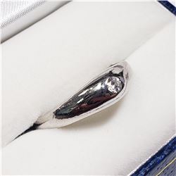 SILVER CUBIC ZIRCONIA  RING
