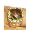 Image 3 : BRASS LARGE CITRINE FOR MEN  RING