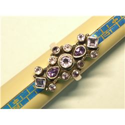 SILVER AMETHYST  RING