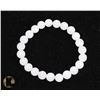 Image 1 : #68-SELENITE BEAD BRACELET 8mm/7.5"