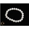 Image 1 : #147-SELENITE BEAD BRACELET/ 8mm/ 7.5"