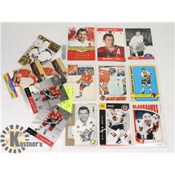 STAN MIKITA 18 CARD LOT CHICAGO BLACKHAWKS