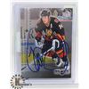 Image 1 : THEOREN FLEURY AUTOGRAPHED CALGARY FLAMES CARD