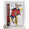 Image 1 : ROBERTO LUONGO FLORIDA PANTHERS AUTOGRAPHED CARD