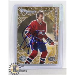 LARRY ROBINSON MONTREAL CANADIENS AUTOGRAPHED