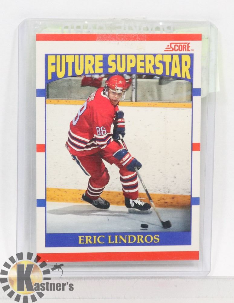 ERIC LINDROS AUTOGRAPHED SCORE ROOKIE CARD 440 Kastner