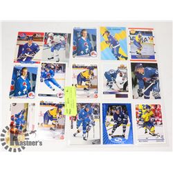 MATS SUNDIN 15 CARD LOT (MAPLE LEAFS, NORDIQUES)