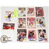 Image 1 : CALGARY FLAMES AUTOGRAPHED 11 CARD LOT