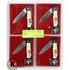 Image 1 : LOT OF 4 ADULT CHRISTMAS POCKET KNIVES