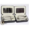 Image 1 : 2 PAIRS OF FOLDING READING GLASSES IN CASE