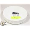 LOT OF 10 CORELLE WINTER FROST WHITE 6.75" PLATES