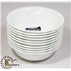 Image 1 : LOT OF 10 CORELLE WINTER FROST WHITE 18-OZ BOWLS