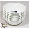 Image 1 : LOT OF 10 CORELLE WINTER FROST WHITE 18-OZ BOWLS