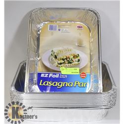 BUNDLE OF 13 EZ FOIL LASAGNA PANS