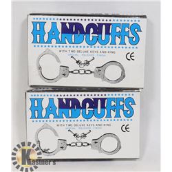 BUNDLE OF TWO HANDCUFFS WITH KEYS