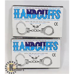 BUNDLE OF TWO HANDCUFFS WITH KEYS