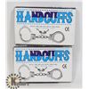 Image 1 : BUNDLE OF TWO HANDCUFFS WITH KEYS