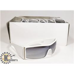 BOX OF WHITE QUALITY DESIGNER SUNGLASSES