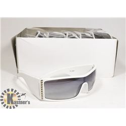BOX OF WHITE QUALITY DESIGNER SUNGLASSES