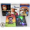 Image 1 : FLAT OF DVDS INCLUDING STAR WARS, JOHN WAYNE,