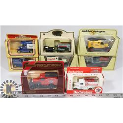 FLAT OF COLLECTIBLE VEHICLES IN ORIGINAL BOXES