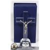 Image 1 : CRYSTAL JESUS ON THE CROSS FIGURE