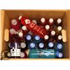 Image 1 : BOX OF ASSORTED DRINKS INCLUDING MONSTER HYDRO