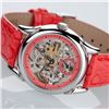 Image 1 : NEW YVES CAMANI DESIGNER SKELETAL RED WATCH